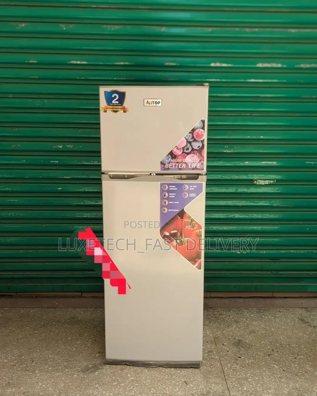 Alitop Refrigerator 130l Double Door