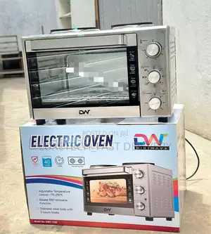 Dw Electric Oven 40 Litres With 2 Plates Stainless Steel