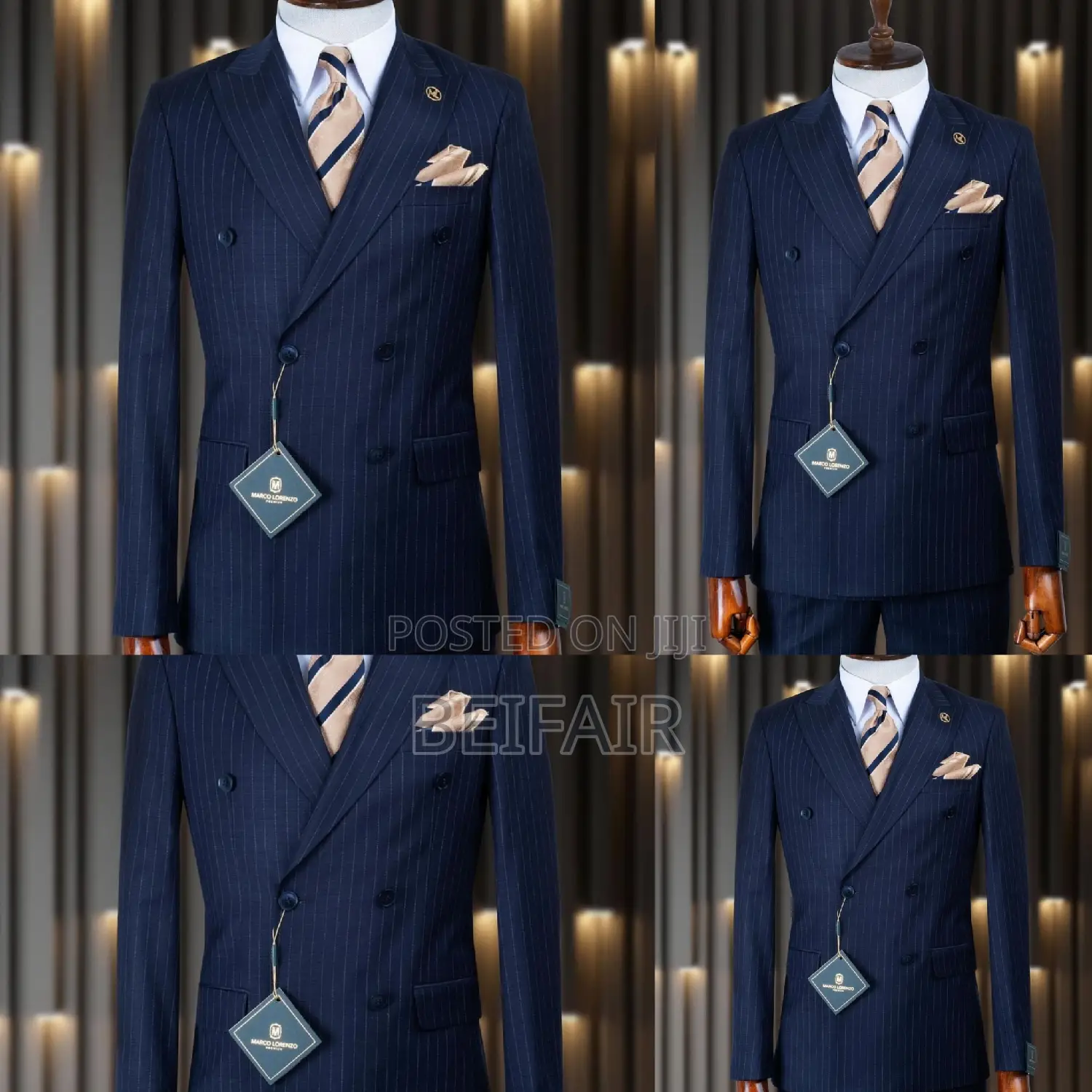 Six Button Classic Men's Suit | Suti Za Kiume