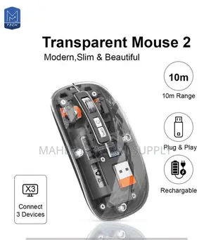 Transparent Mouse Rechargeable