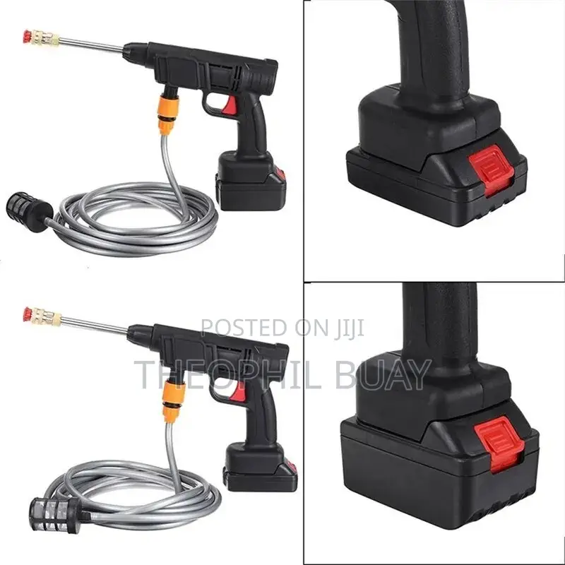 Electric Pressure Washer With Two Batteries
