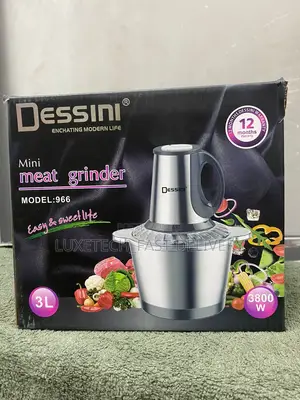 Dessini Mini Meat Grinder 3L | Food Grinder | Food Chopper