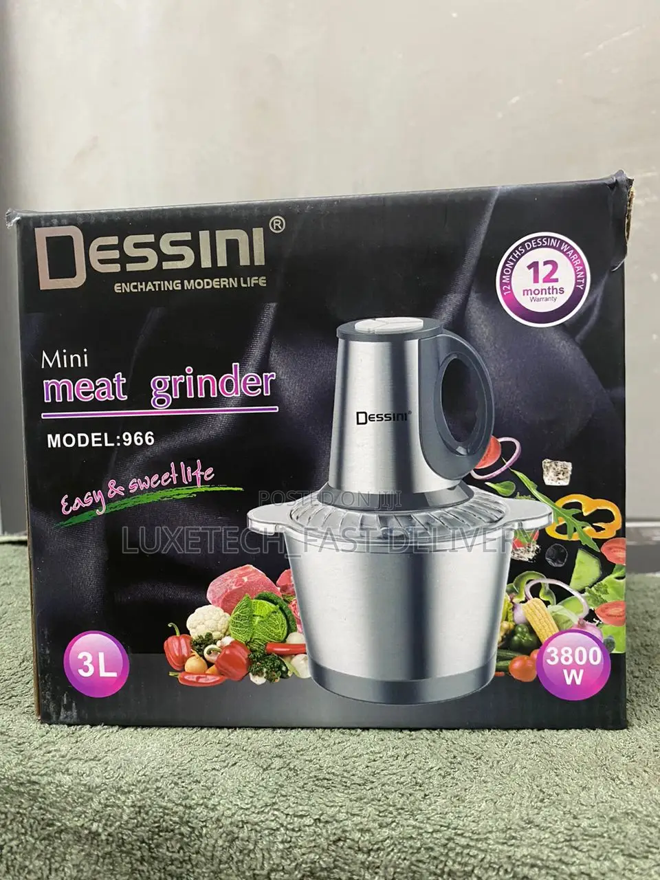 Dessini Mini Meat Grinder 3L | Food Grinder | Food Chopper