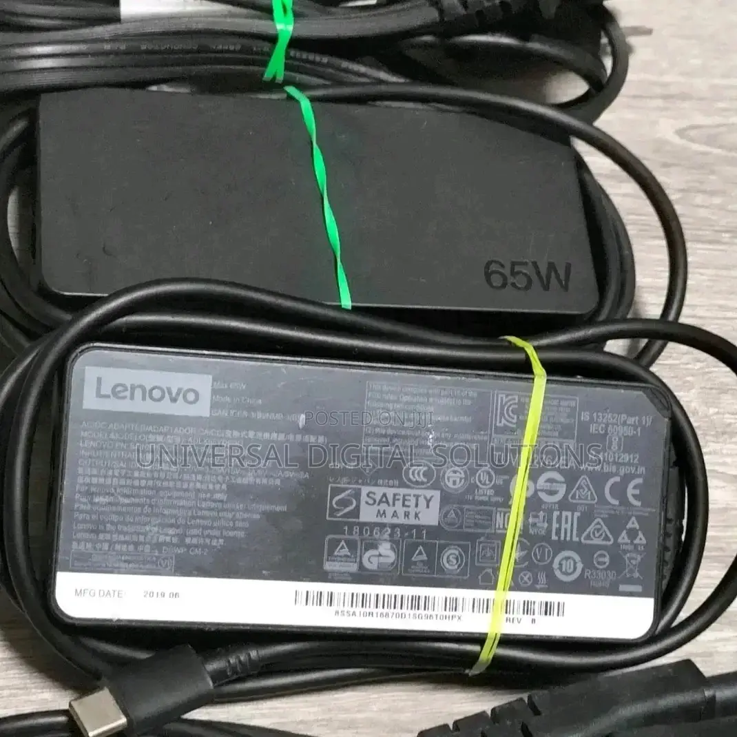 LENOVO Original Charger Adapter 65W