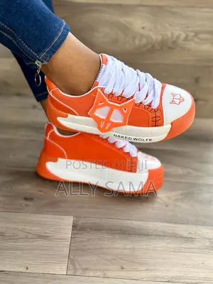 Womens Sneakers Naked Wolf Orange