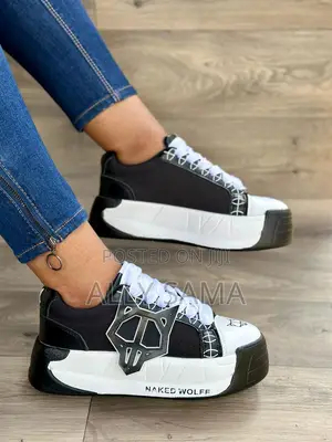 Womens Sneakers Nakef Wolf Black