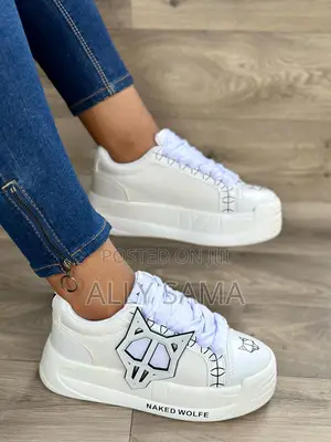 Womens Sneakers Nakef Wolf White