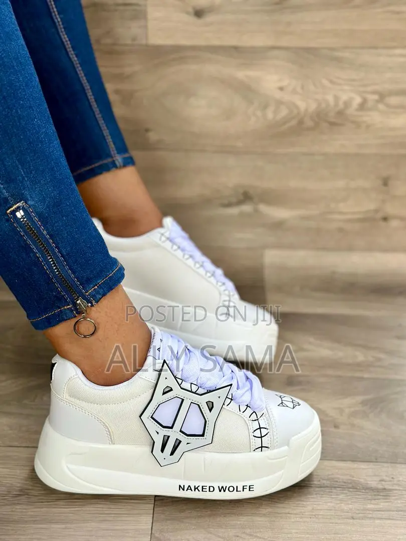 Womens Sneakers Nakef Wolf White