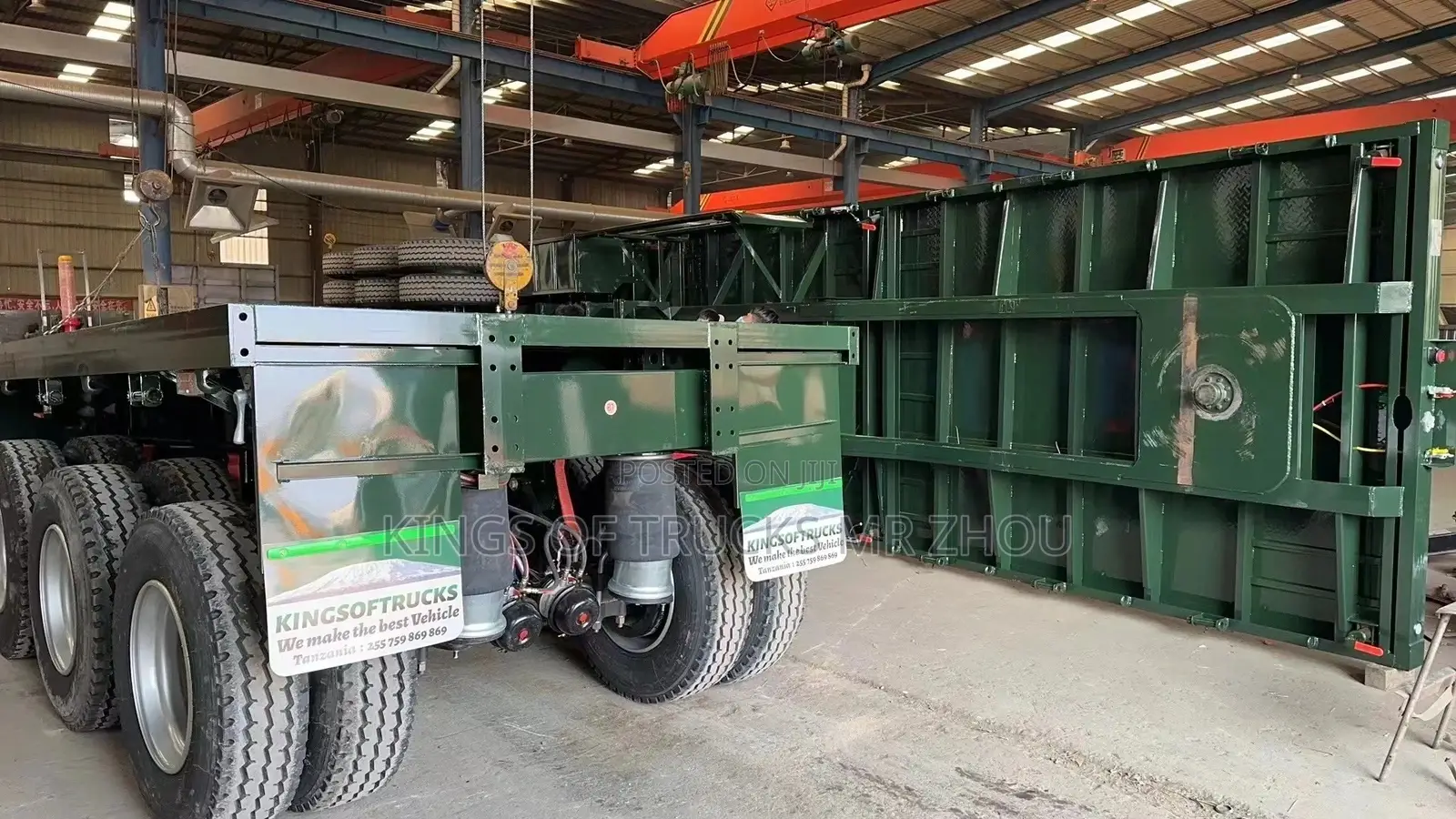 Ready to Order From China Brand New Flat Semi-Trailer