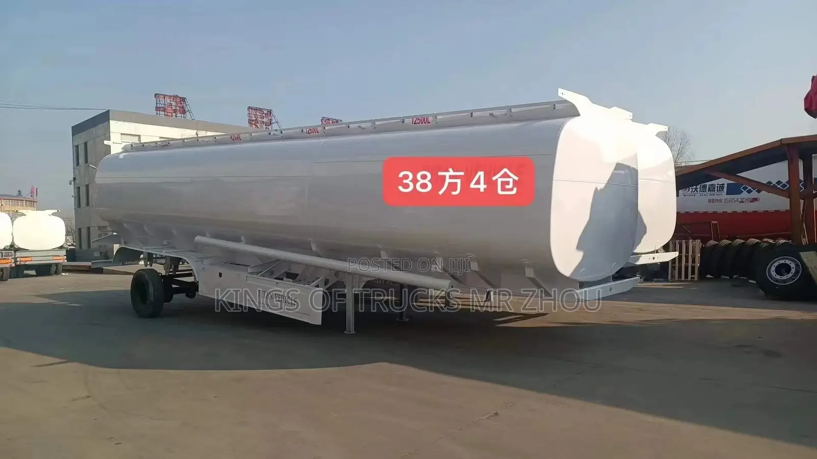 Ready to Order From China New Tank Semi-Trailer