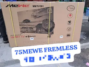 Mewe 75 Inches Smart Uhd Android Tv Frameless