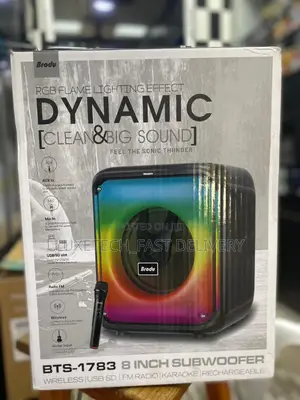 Brodu BTS-1783 Portable Party Speaker RGB Lighting Effects