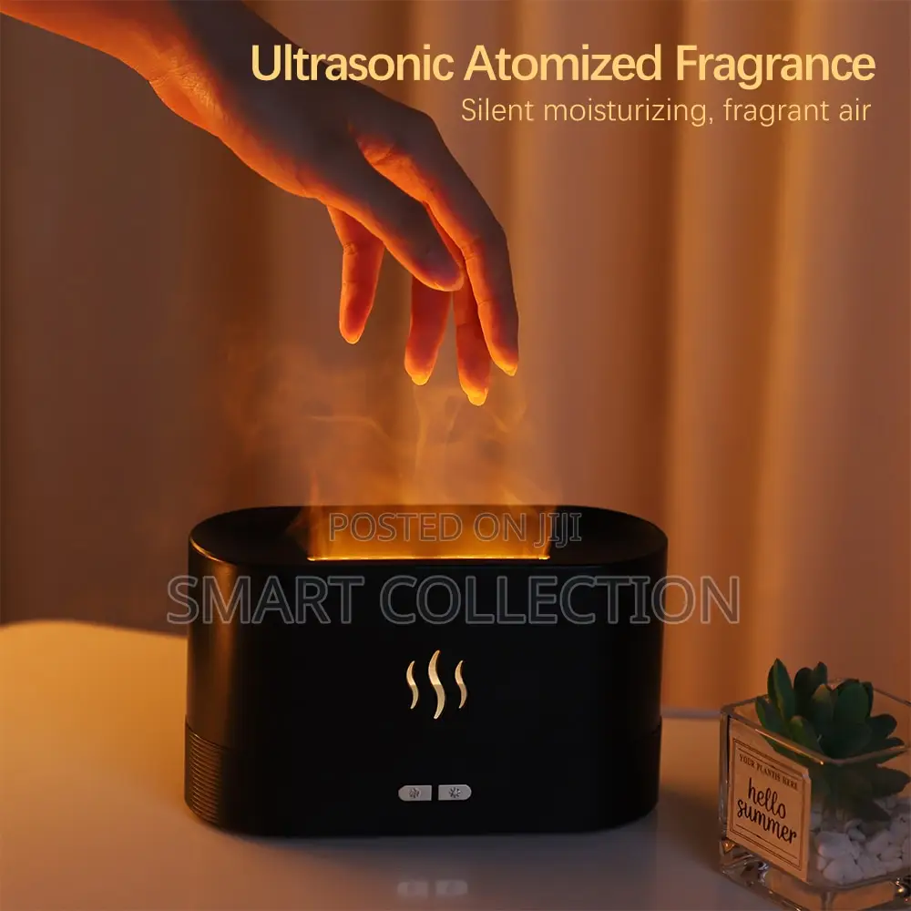 Flame Aromatherapy Essential Oil Diffuser Humidifier