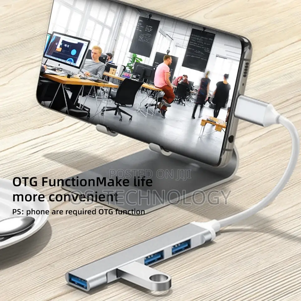 Type C to 4 Port USB Adapter Cable.Type C to USB