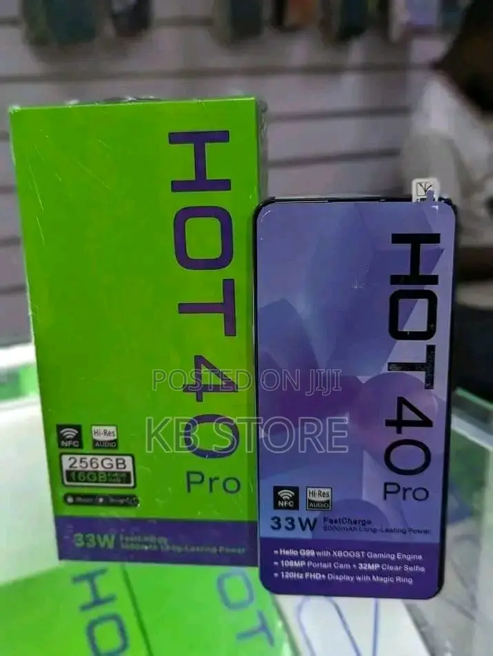New Infinix Hot 40 Pro 256 GB Blue