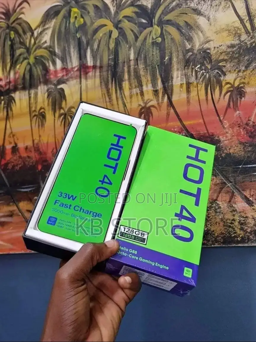 New Infinix Hot 40i 128 GB White