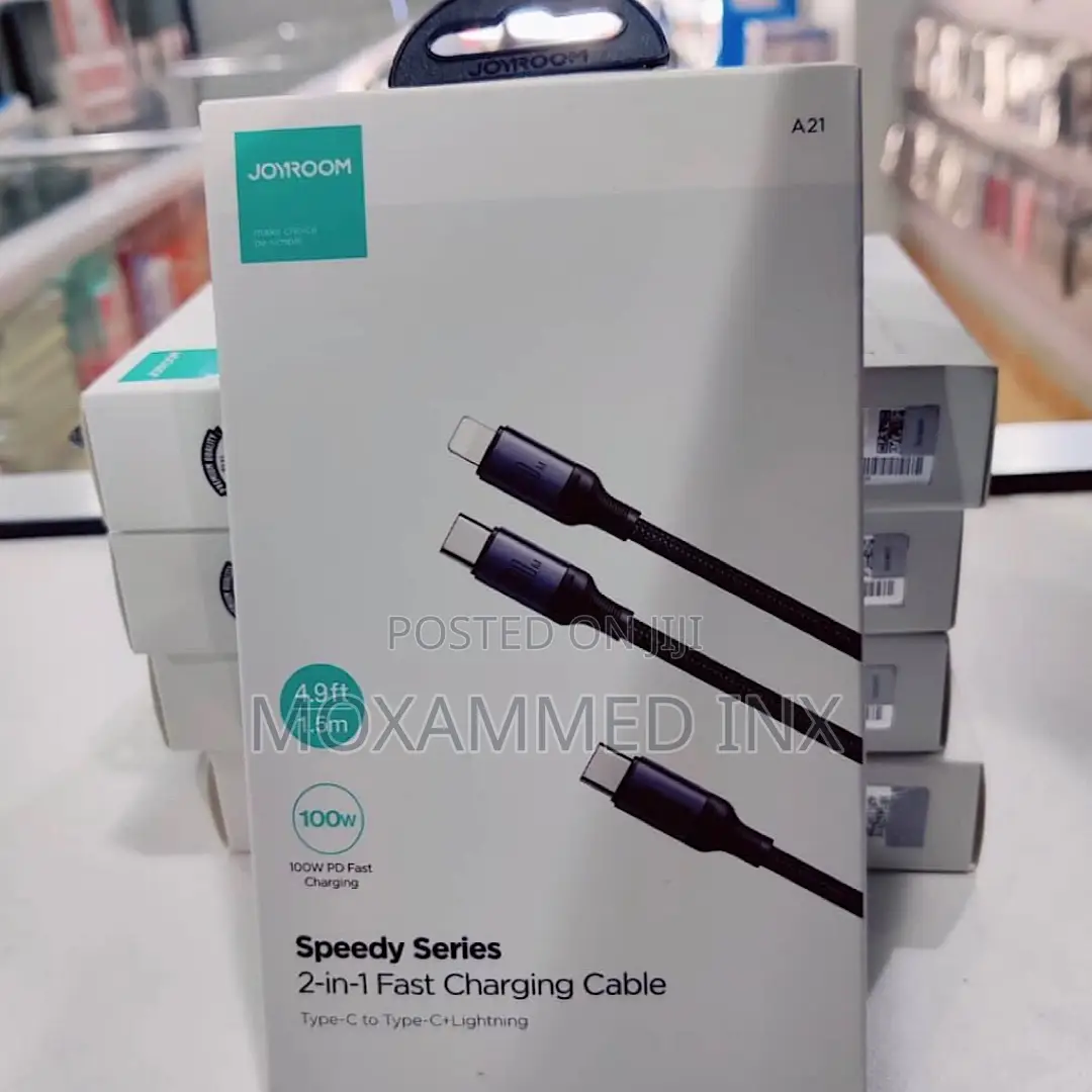 Speedy 2 in 1 Fast Charging Cable 100W