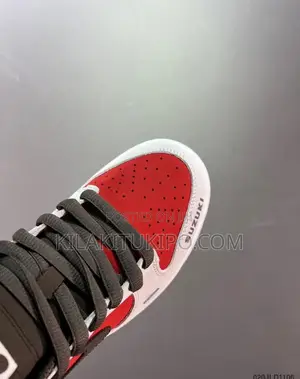 Air Nike Short Red With White
