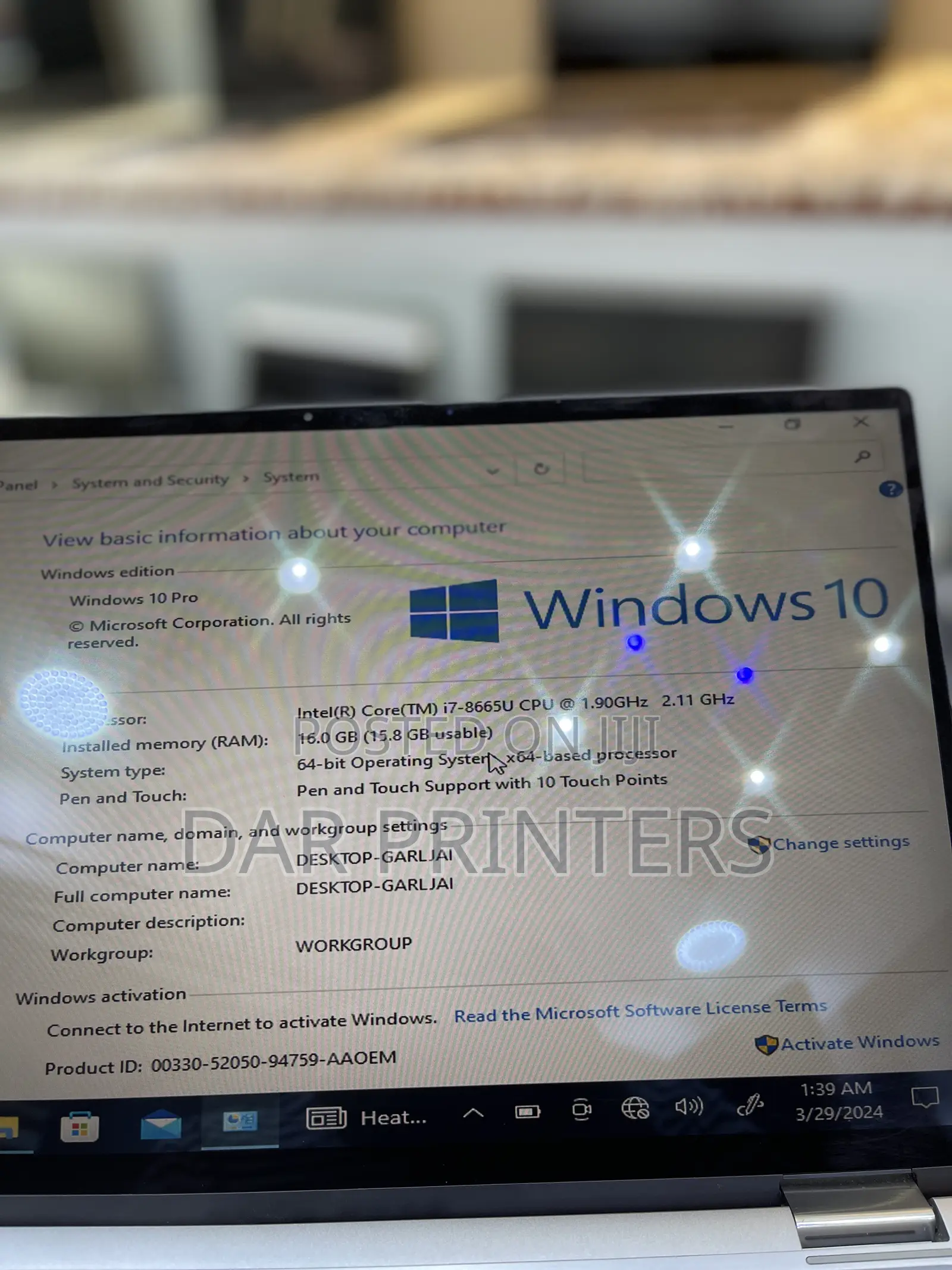 Laptop Dell Latitude 7400 16GB Intel Core I7 SSD 512GB