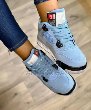 Womens Jordan4 Original Material Leather