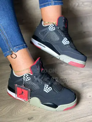 Womens Jordan4 Original Material Leather