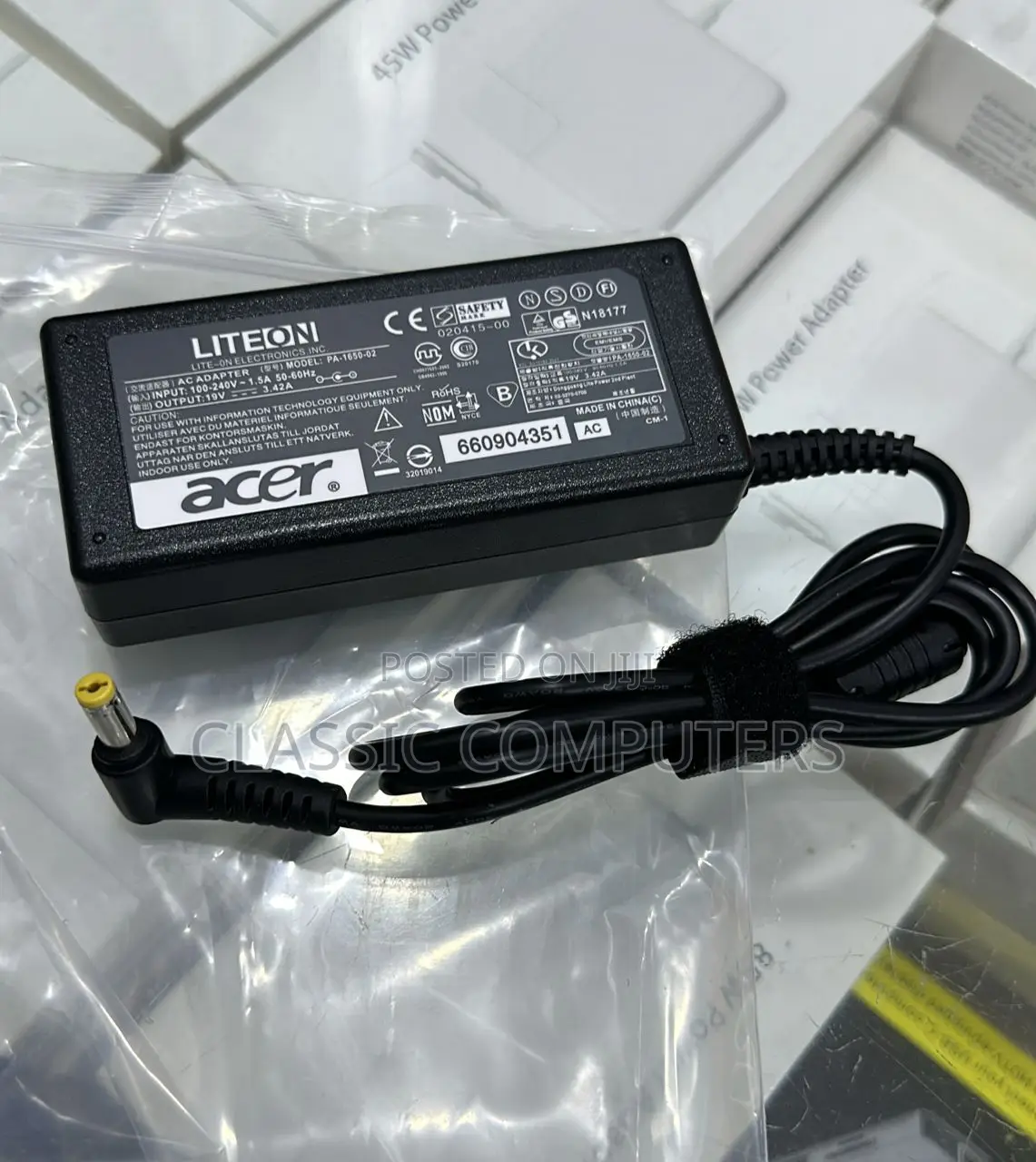 Acer Yellow Pin Adapter