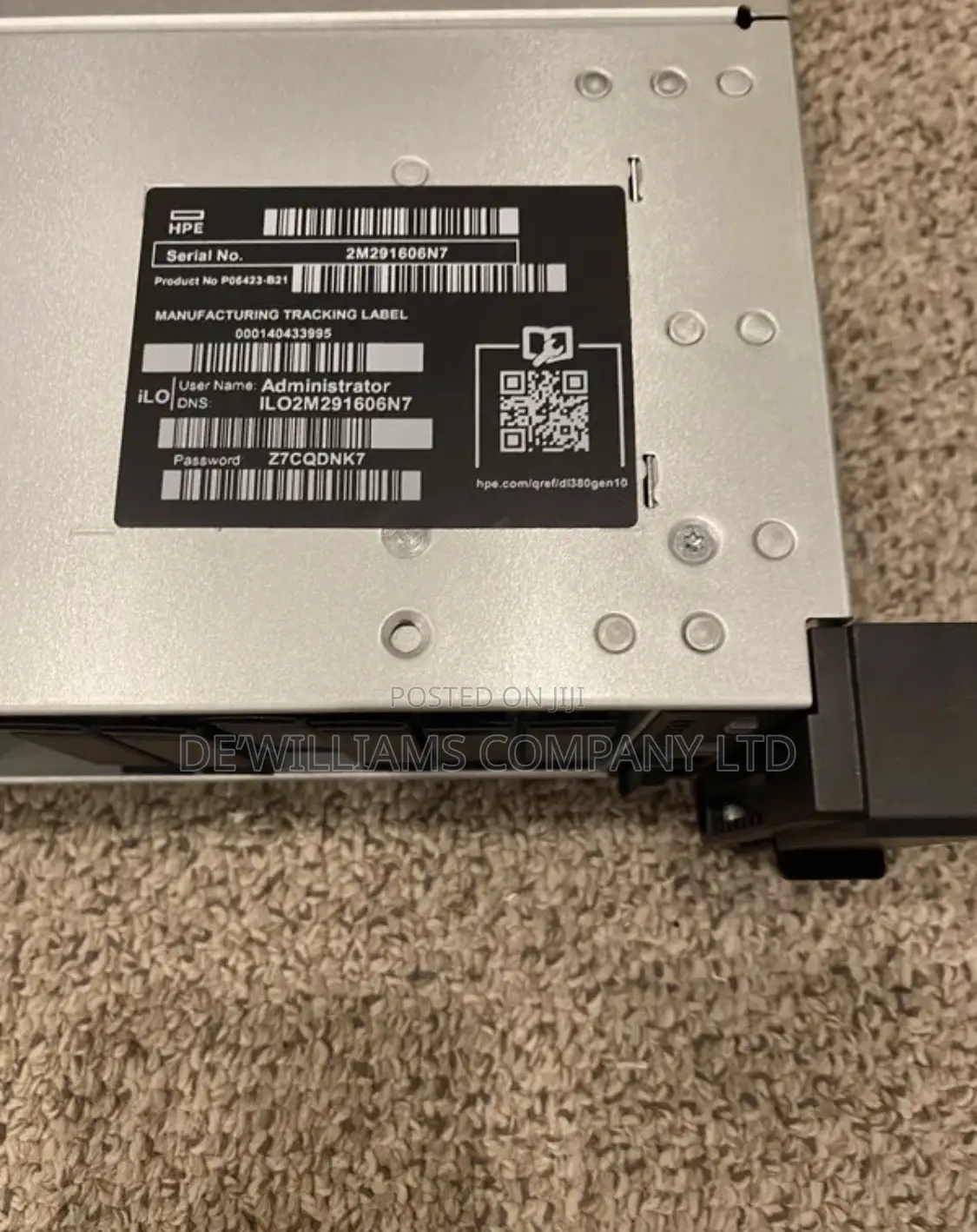 New Server HP ProLiant DL380 Gen10 Plus 64GB Intel Xeon HDD 1T