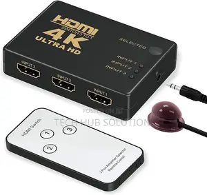 Hdmi Selector 3 1port Mental With Remote