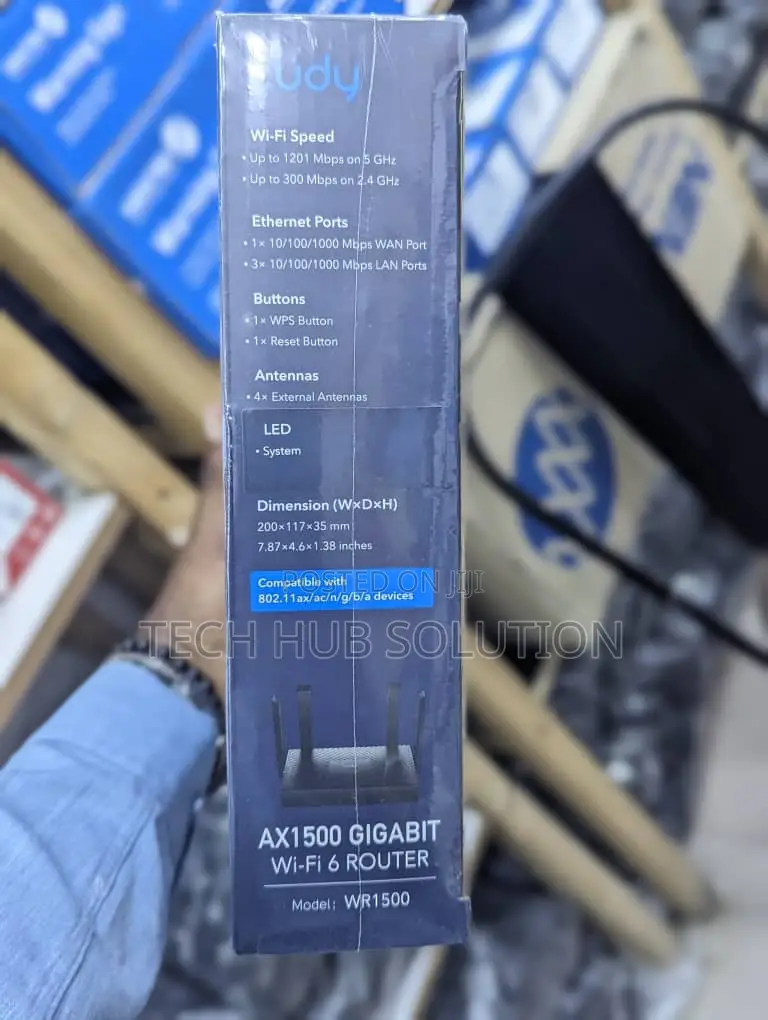 Cudy AX 1500 Gigabit Wifi 6 Router