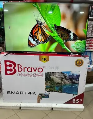*Bravo Smart Tv Frameless 65” Inch With Screen Share