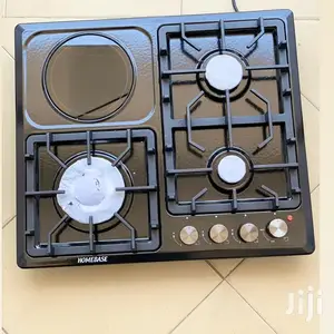 4 Plates Jiko La Gas Na Umeme La Kioo