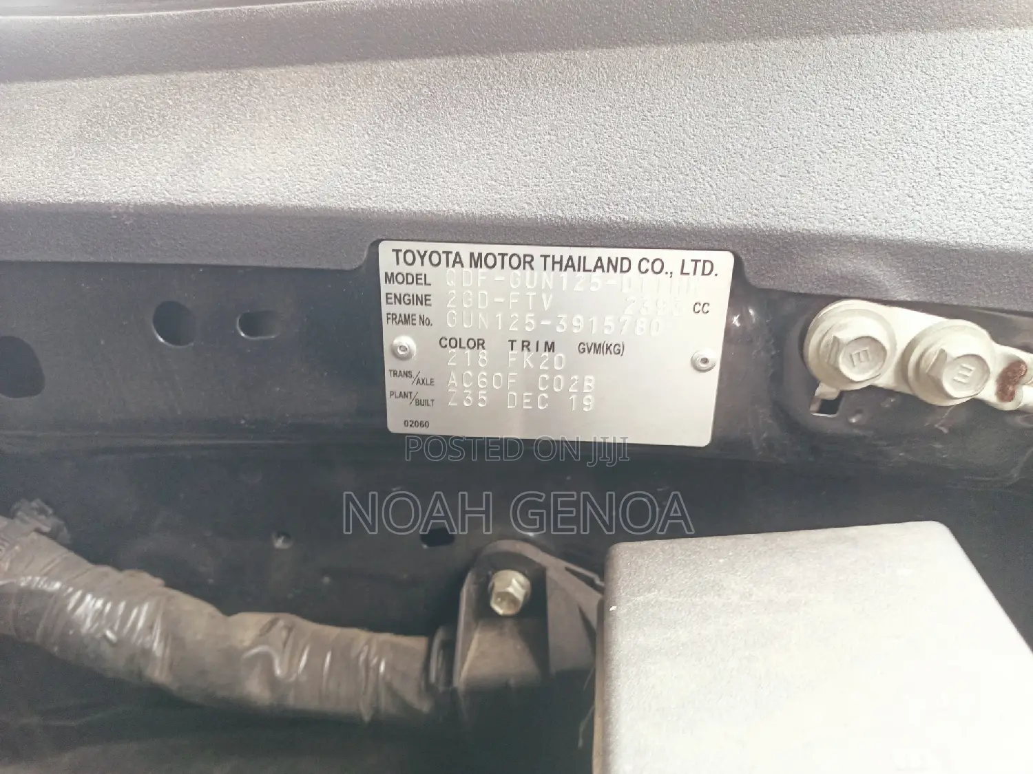 Toyota Hilux 2019 Black