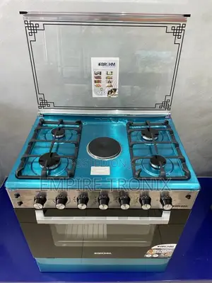 Bruhm Gas Cooker 80cm 4 Gas + 1 Electric BGC-8641II