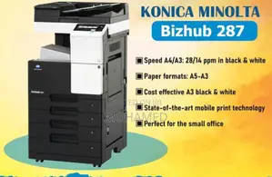 Photocopy Machine Konica Minolta Bizhub 287