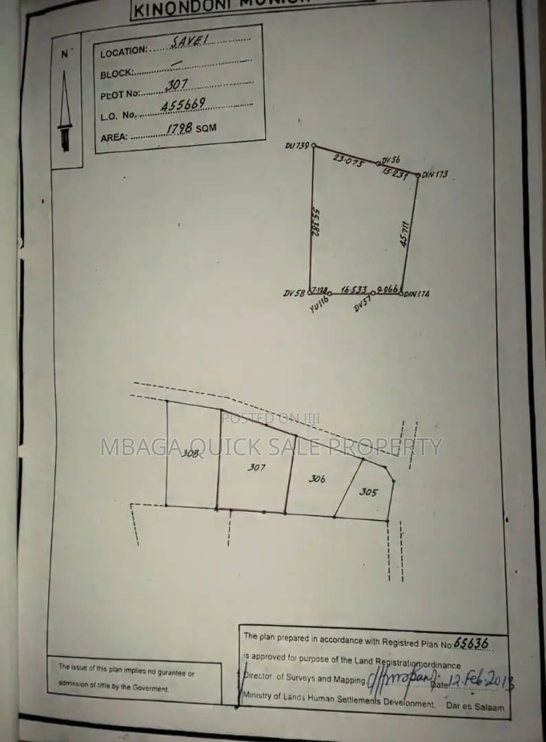 Plot for Sale at Mlimani Savey