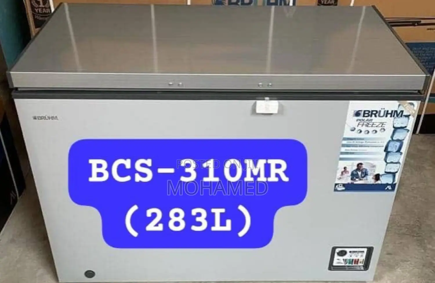 Bruhm Freezer/Friza 283L