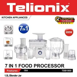 Telionix Original 7 in 1 Food Processor Top Brand