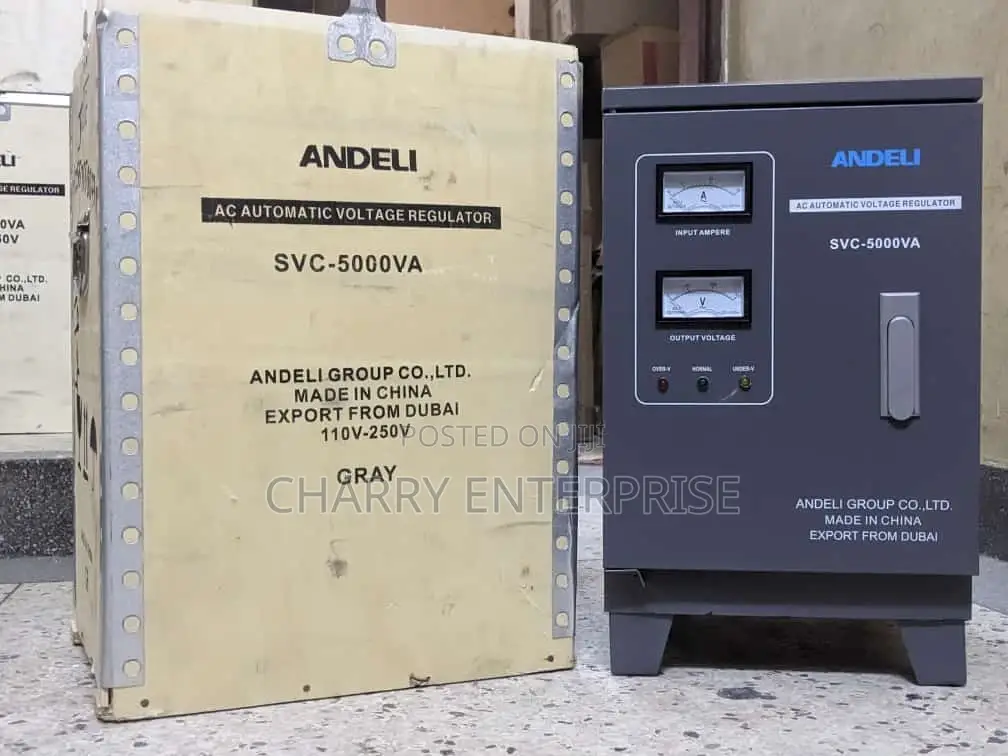 ORIGINAL ANDEL Heavy Duty Stabilizer SVC-5000va Kv5 S. PHASE