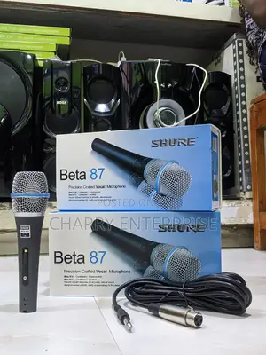 SHURE Beta 87 Precision Crafted Vocal Wired Microphone/Mic