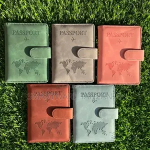 Passport Holder Cover, PU Leather Passport Cover Case Wallet