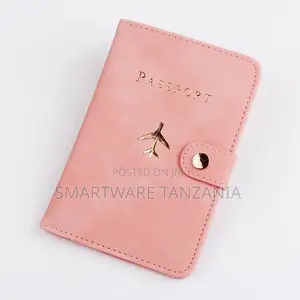Travel Passport ID Card Cover Holder Case Faux Leather