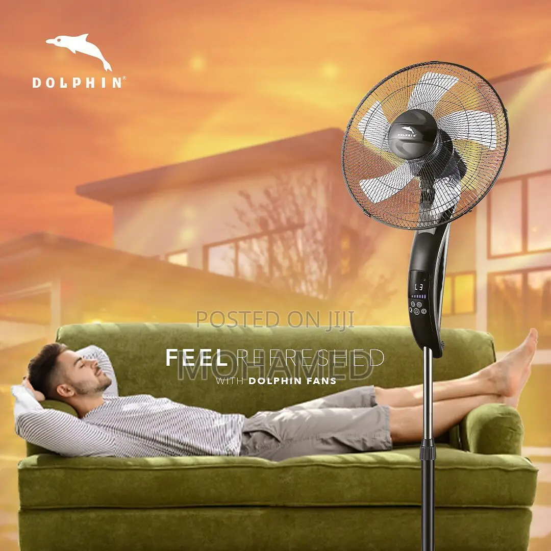 Dolphin Stand Fan/Feni