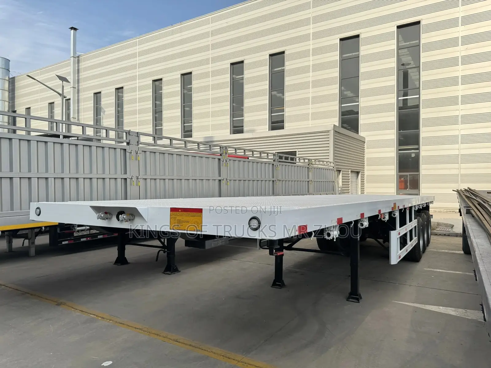 Ready to Order From China Brand New Flatbed Semi-Trailer