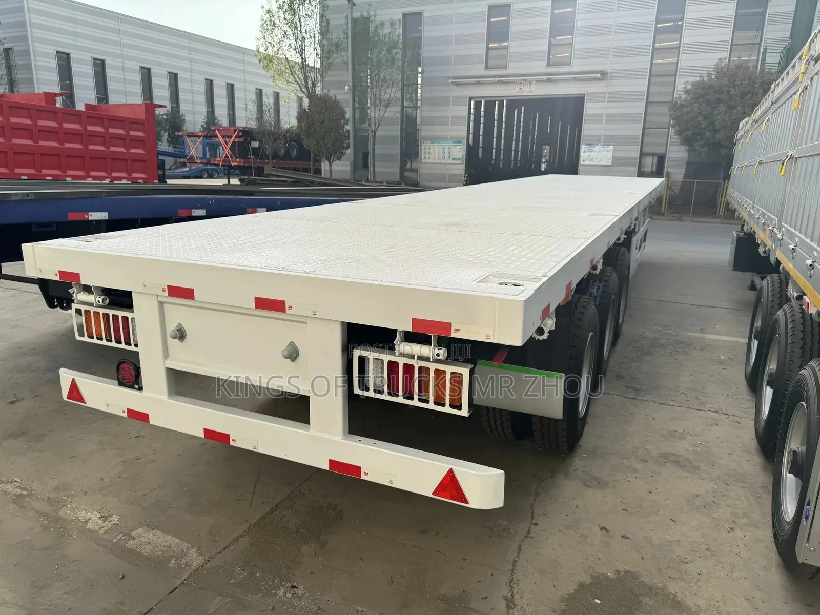 Ready to Order From China Brand New Flatbed Semi-Trailer