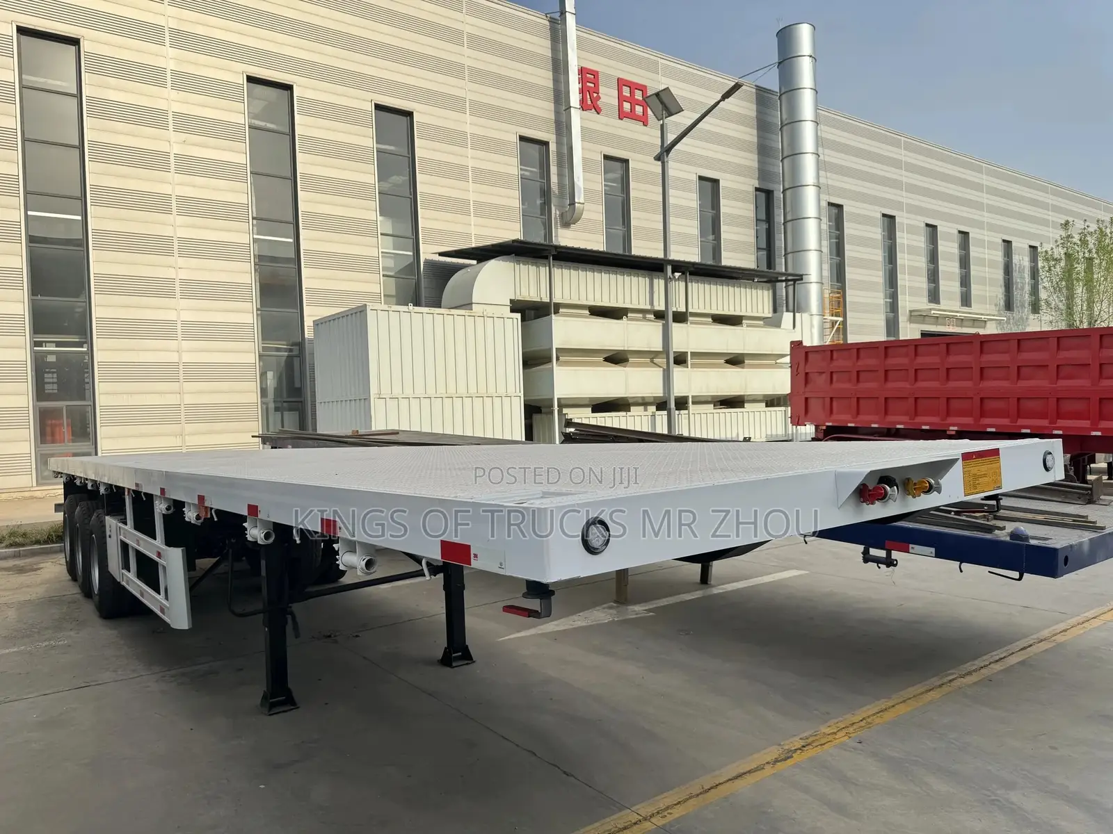 Ready to Order From China Brand New Flatbed Semi-Trailer