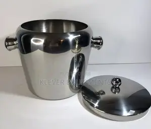 Stainless Steel Ice Bucket, 2litres Double Layer