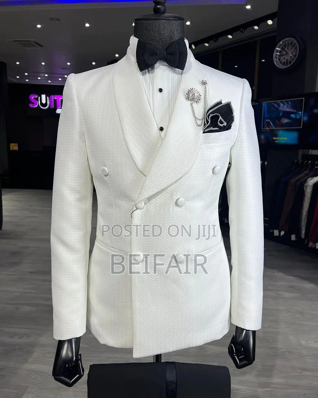 Black and White Suit | Suti Za Kiume | Men's Suits