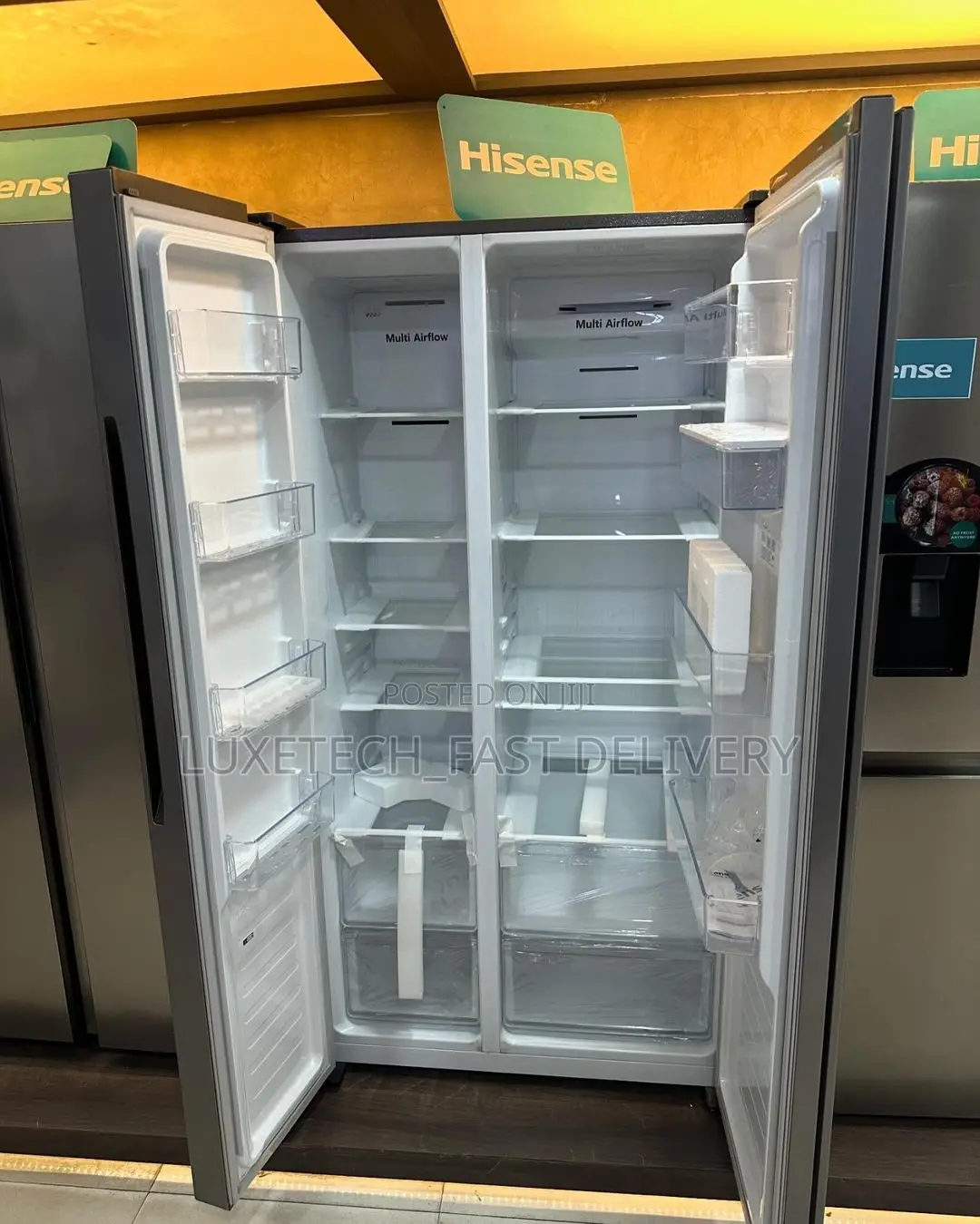 Hisense Refrigerator 512 Litres Side by Side Non-Frost