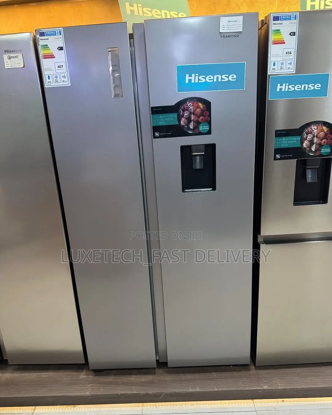 Hisense Refrigerator 512 Litres Side by Side Non-Frost