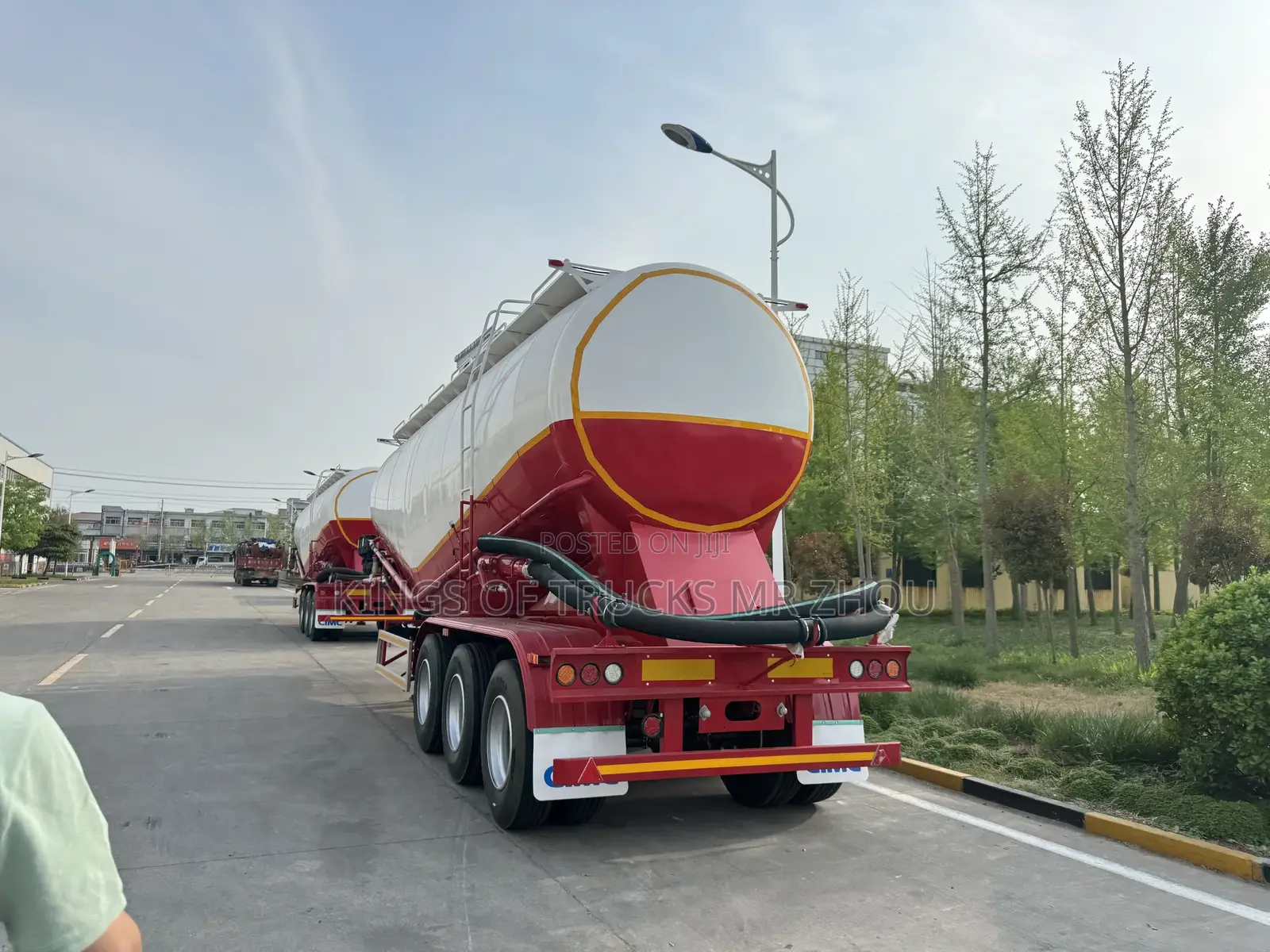 Ready to Order From China New Bulk Cement Tank Semi Trailer